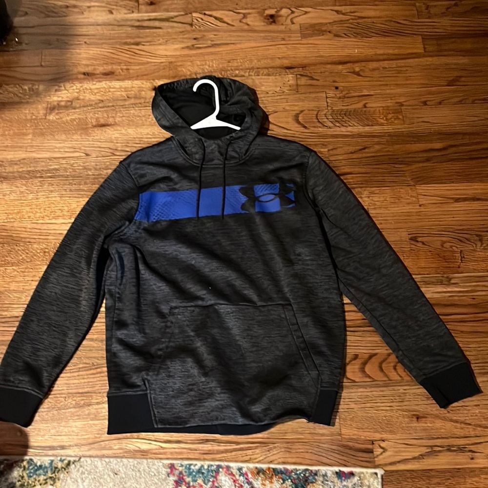 Dark gray under armour hoodie